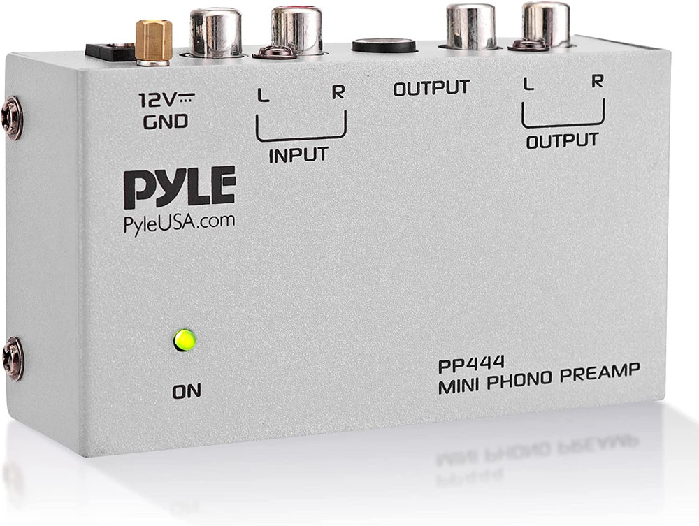 Ultra Compact Phono Preamp - Mini Turntable Preamp for Audio - Guitar, Microphon