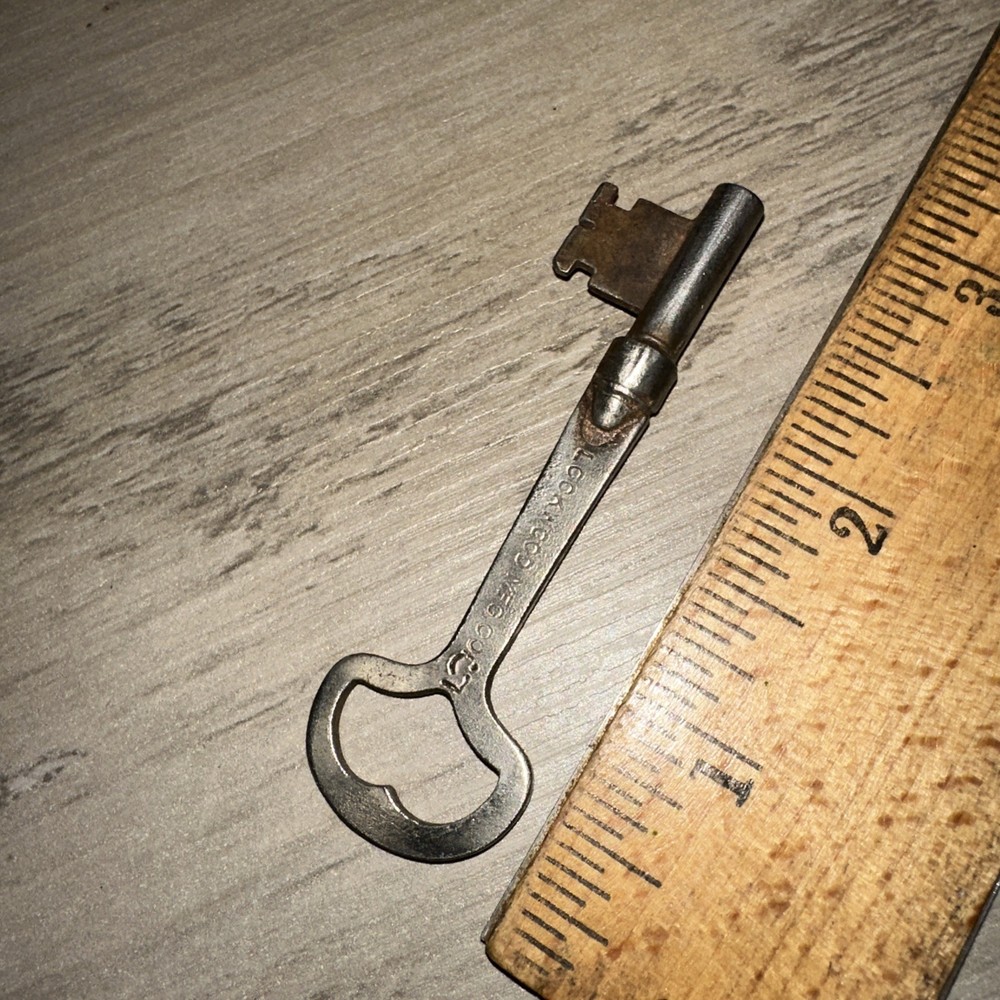 Antique Lockwood Mfg. Co. Skeleton Key #5 Round Solid Barrel