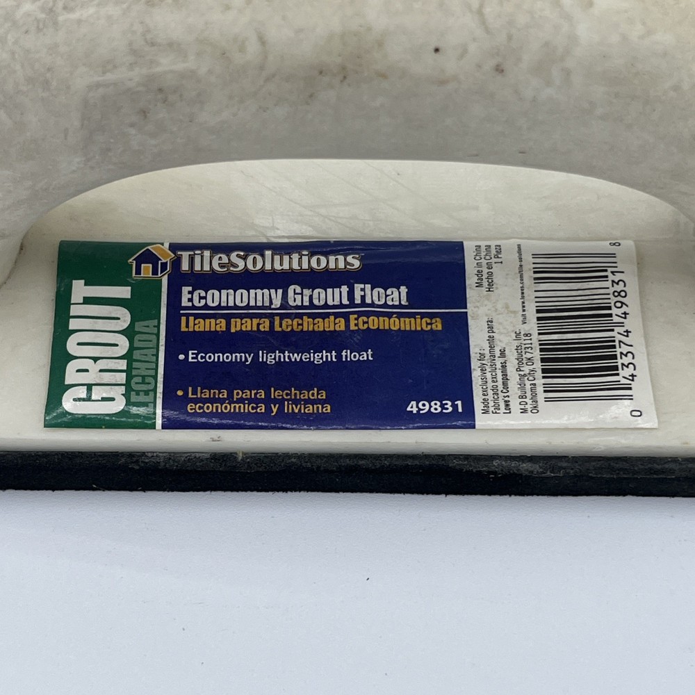Tile Solutions Economy Grout Float Rubber Tiling Tool Used