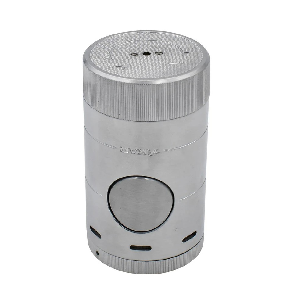 Xikar Cigar Lighter Volta Quad-Jet Flame Torch Silver XI-569SL