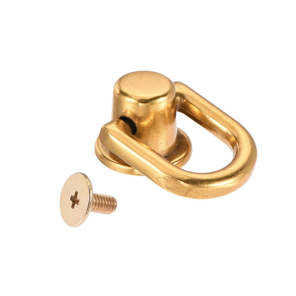 12x10mm Ball Head Button Studs with D for DIY Gold 4pcs