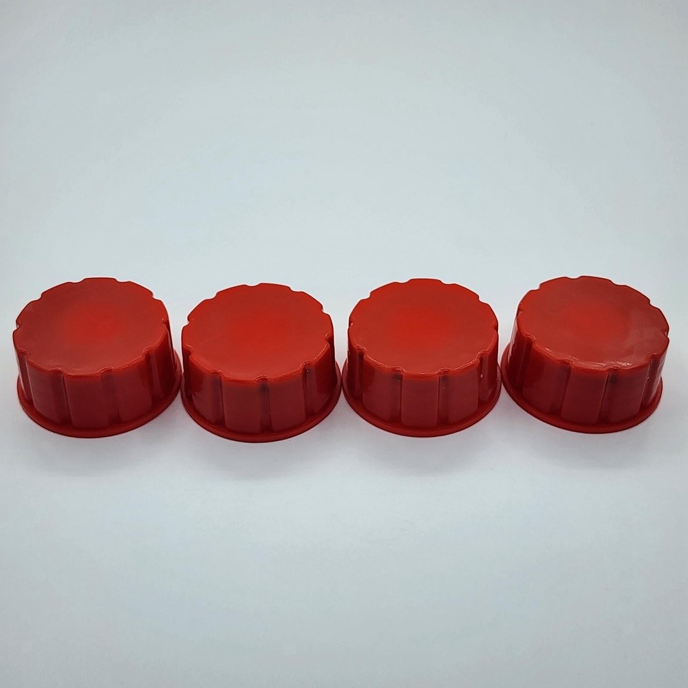 4 Pieces Replacement Gas Can Solid Base Caps Accs Durable Practical with Gaskets