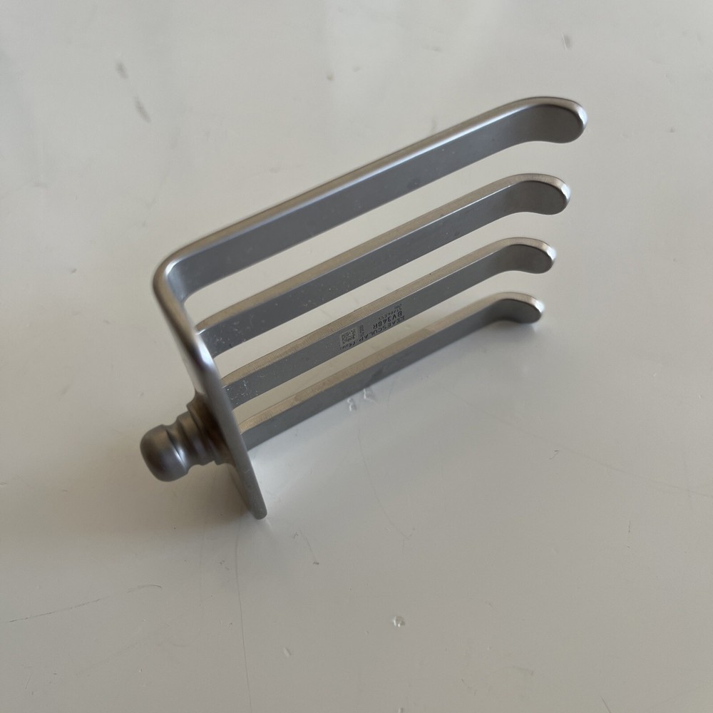 Aesculap BV348R Self-Retaining Retractor Blade, 4-Prong Blunt (I)