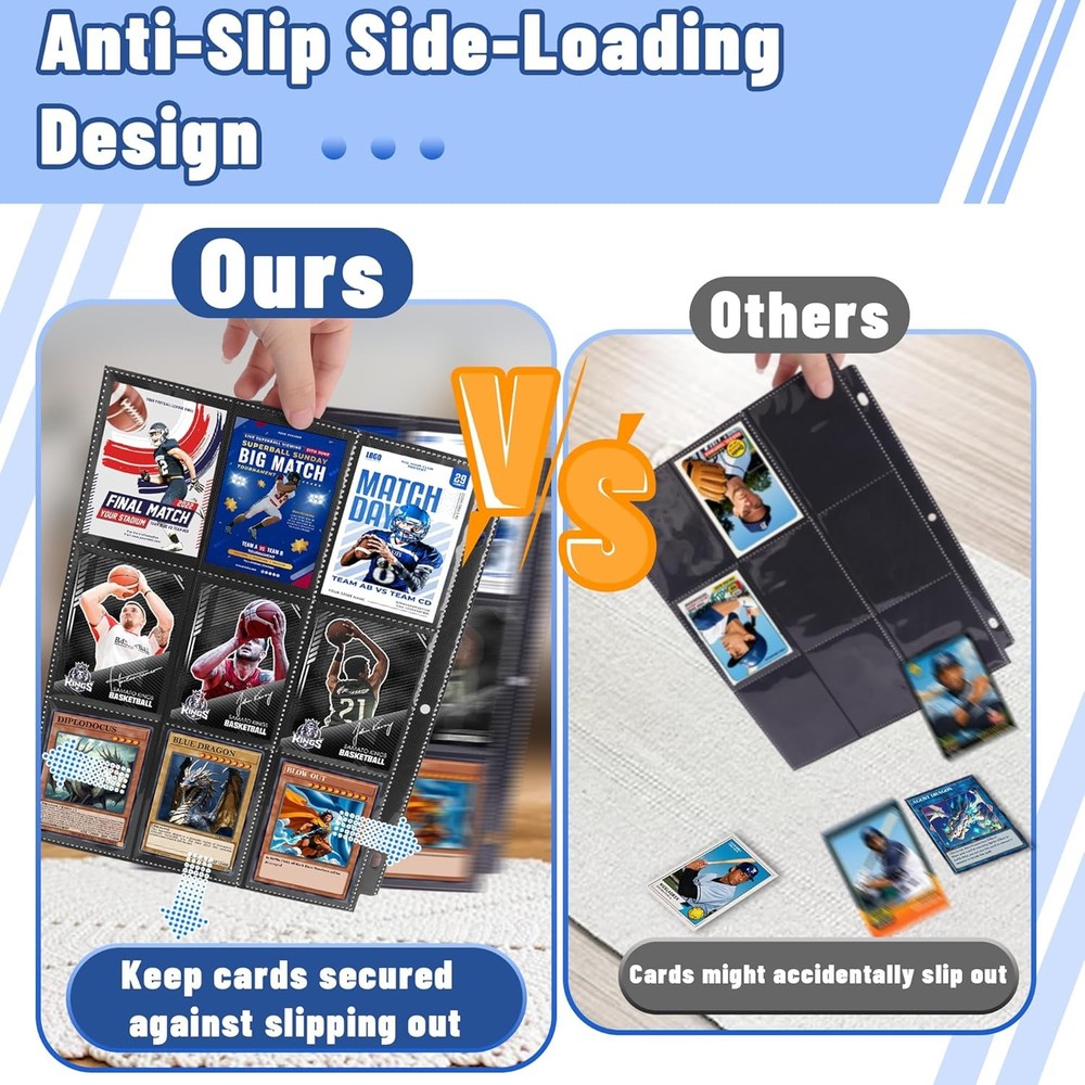 900 Pocket Baseball Card Binder