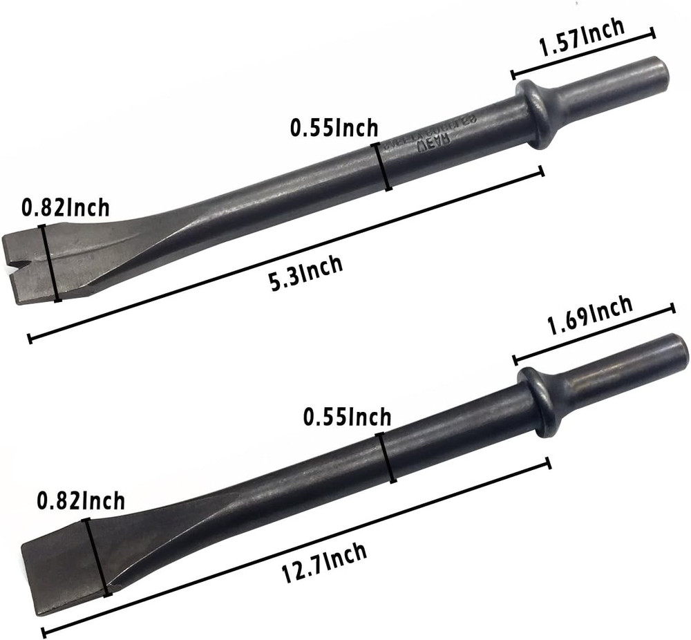9 Piece Pneumatic Chisel Air Hammer Punch Chipping Bits Set