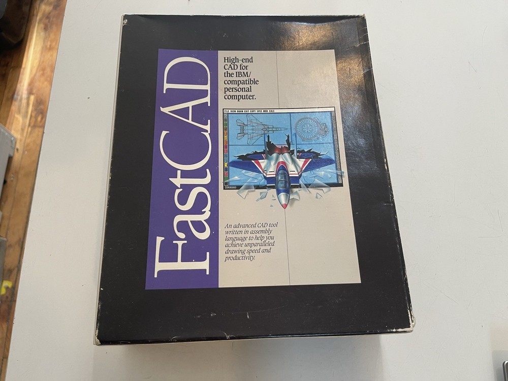 Vintage FastCAD Software 3.5” Floppies IBM PC Compatible