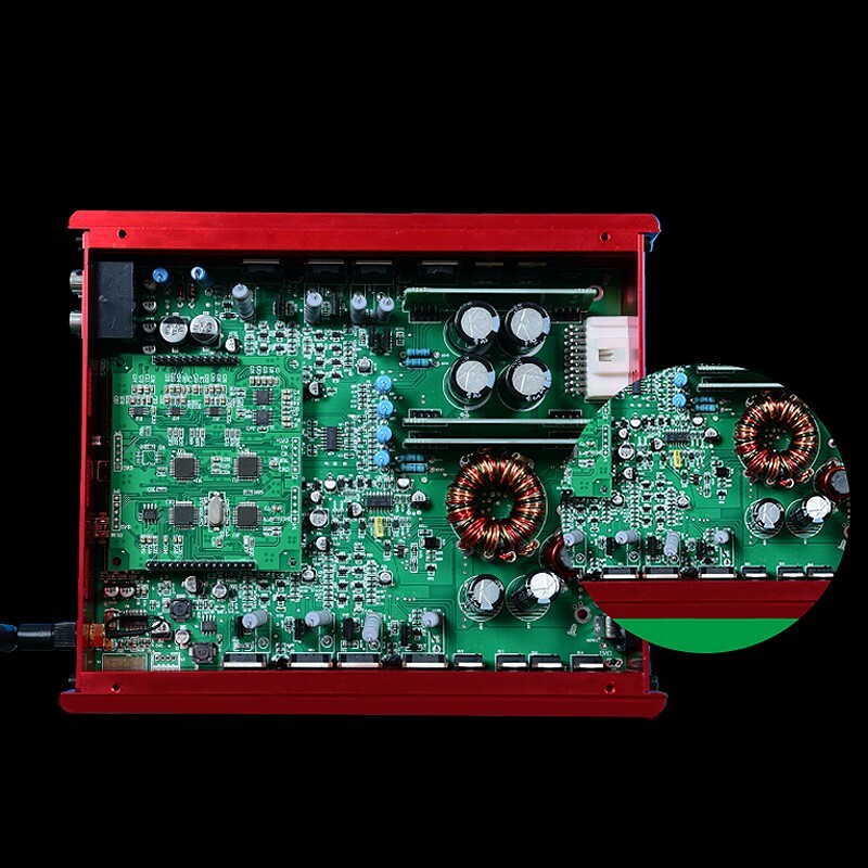 X5 Output 150Wx4 DSP Audio Processor 31-Segment Car DSP Amplifier Lossless 4-CH