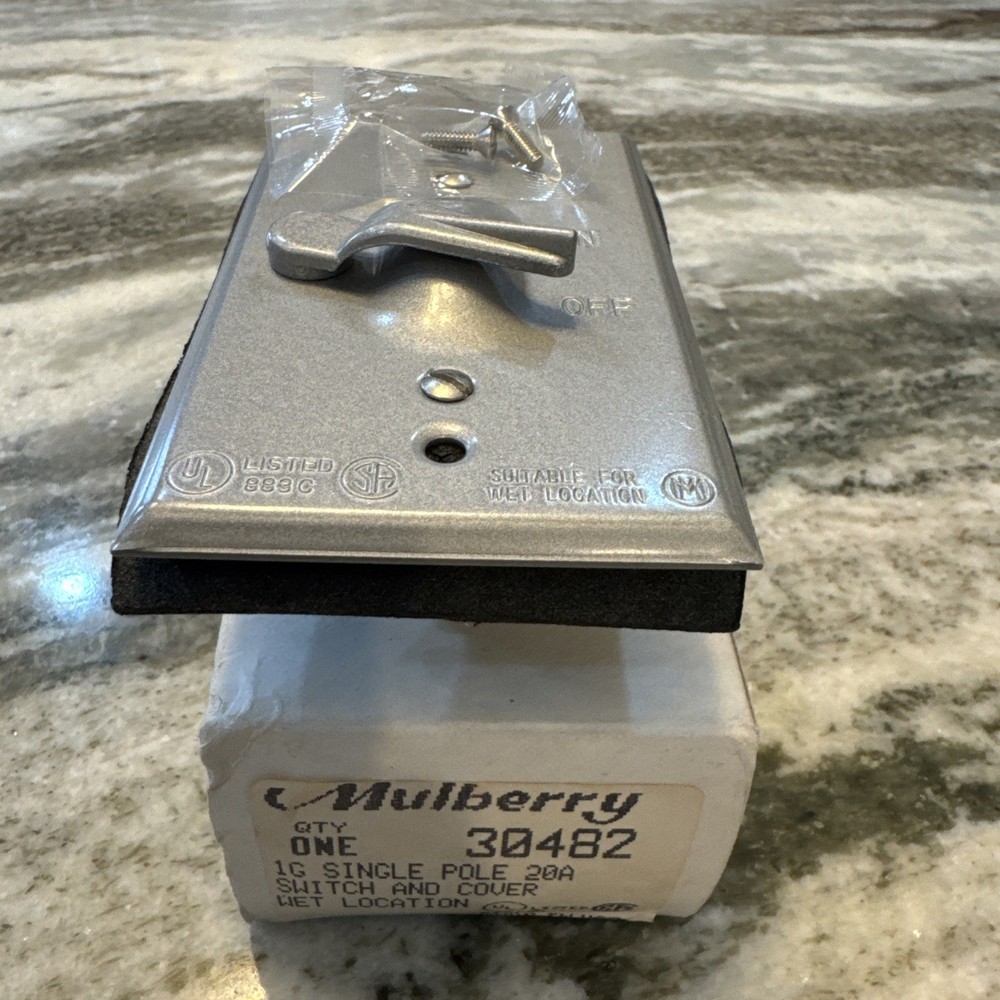 NEW MULBERRY 30482 SINGLE POLE SWITCH 20 A