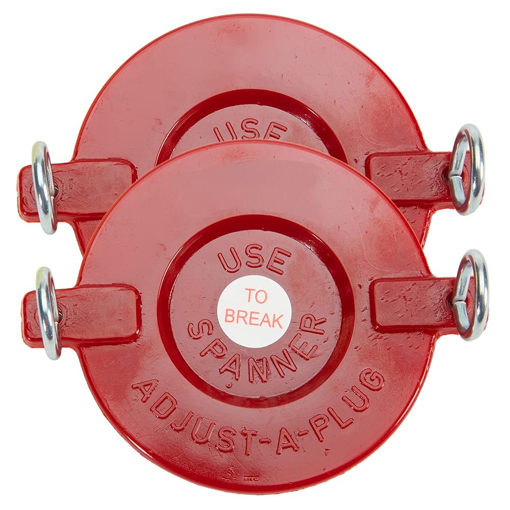 Plastic FDC Connection - Fire Department Caps - 2.5 inches, Red
