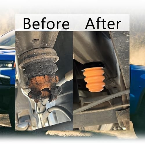Rear Bump Stops, Leaf Spring Bumpers Compatible with 1999-2007 Chevy yellow