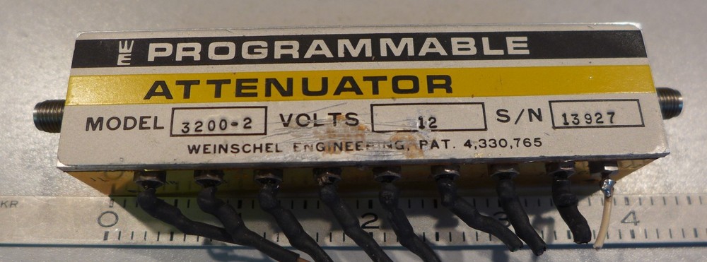 Weinschel Programmable Attenuator Model 3200-2