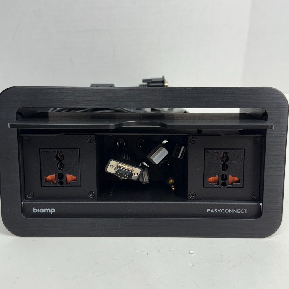 Biamp EC-P-UNI Easy Connect Wall Control Panel – Universal PoE AV Controller LN