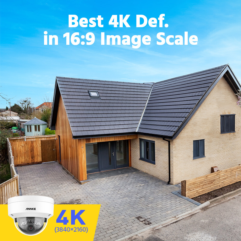 ANNKE 12MP 8CH 16CH NVR 4K 8MP Audio POE IP Security Camera System Color Night