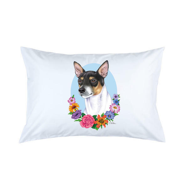 Rat Terrier Micro Fiber Pillowcase