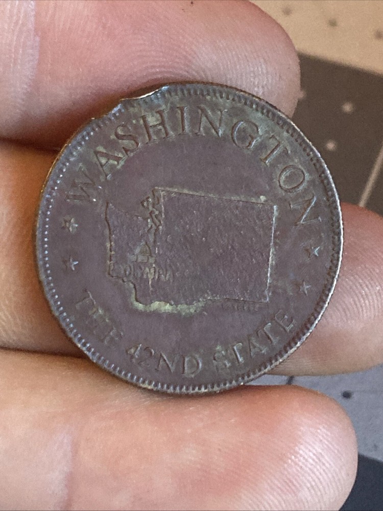 Vintage Shell Washington State Token