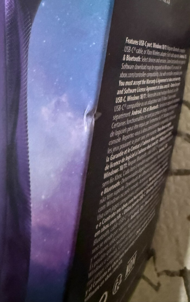 Xbox Special Edition Stellar Shift controller BOX ONLY