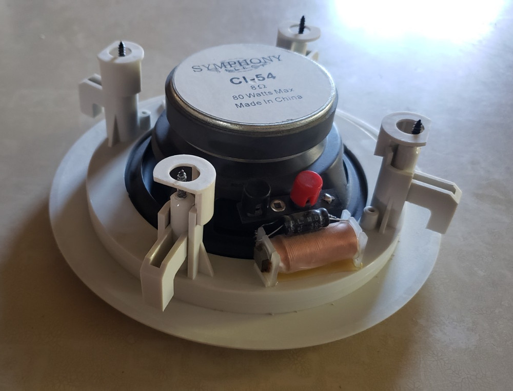 Symphony CI-54 ceiling speakers, qty=8