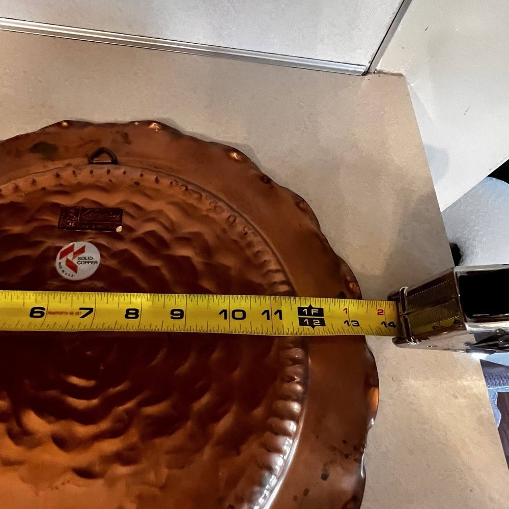 gregorian solid copper Round 13.5” Tray Wire Trim