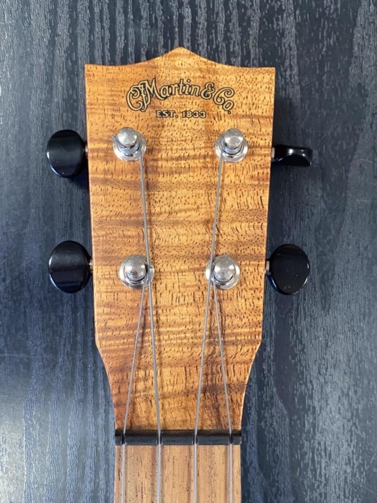 MARTIN 2K CONCERT SOLID FLAME KOA UKULELE- FOR REPAIRS ONLY.