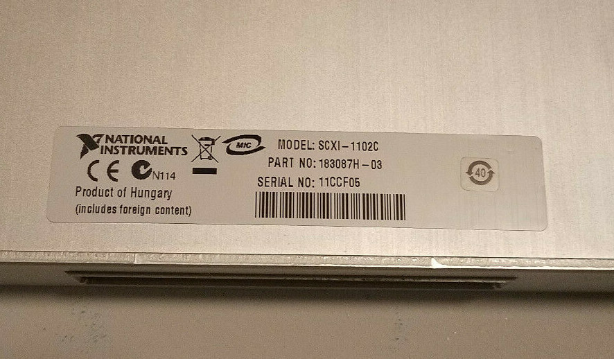 National Instruments NI SCXI-1102C Module, 32 Channel