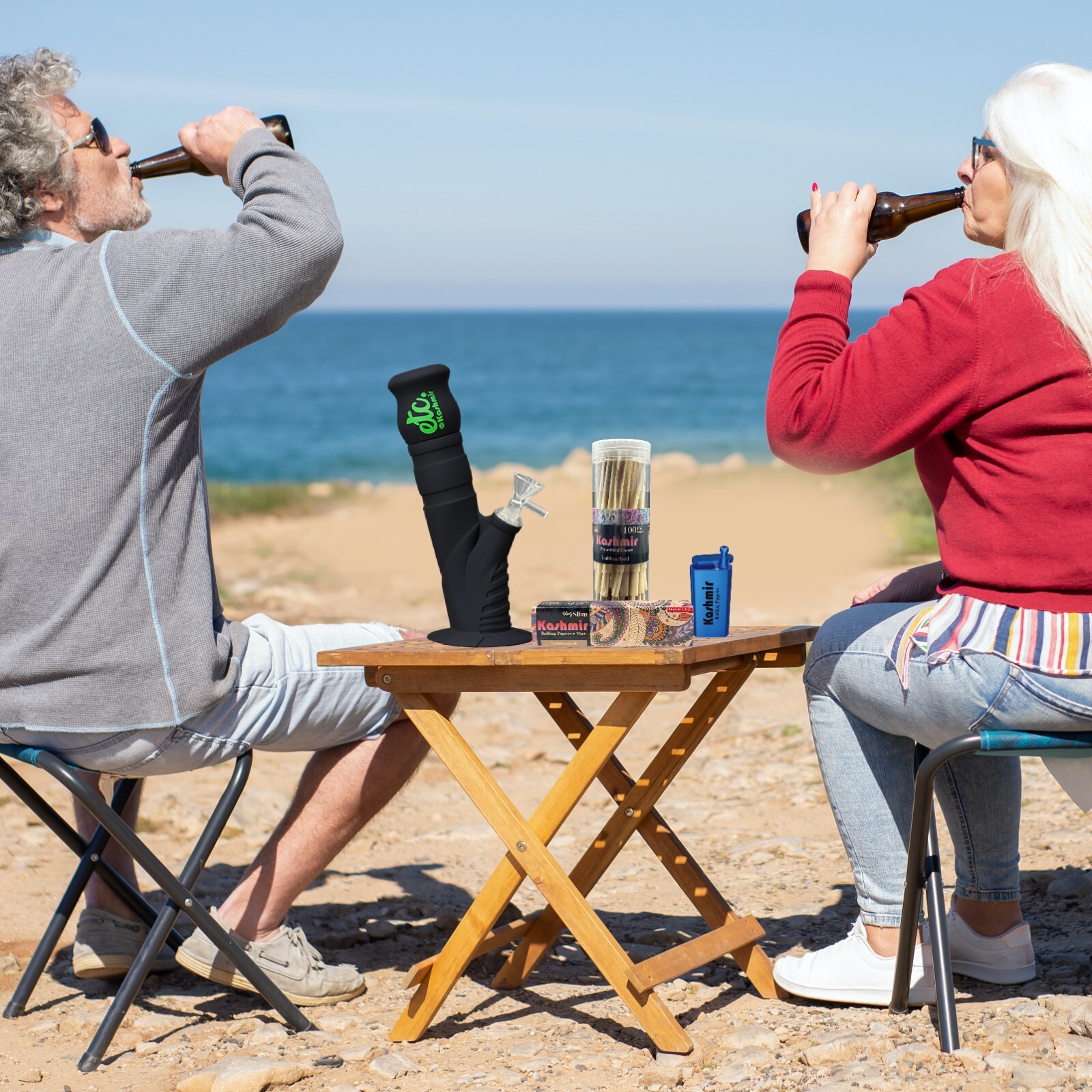 Kashmir Pre Rolled Cones 1 1/4 Size Unbleached Rolling Paper Cones Smooth 100 Ct