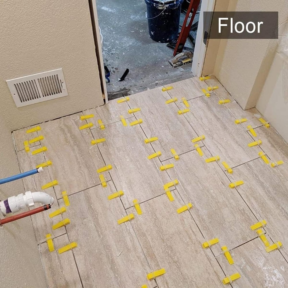 DGSL Tile Leveling System with Tile Plier - 300-Piece Tile Spacers Clips and...