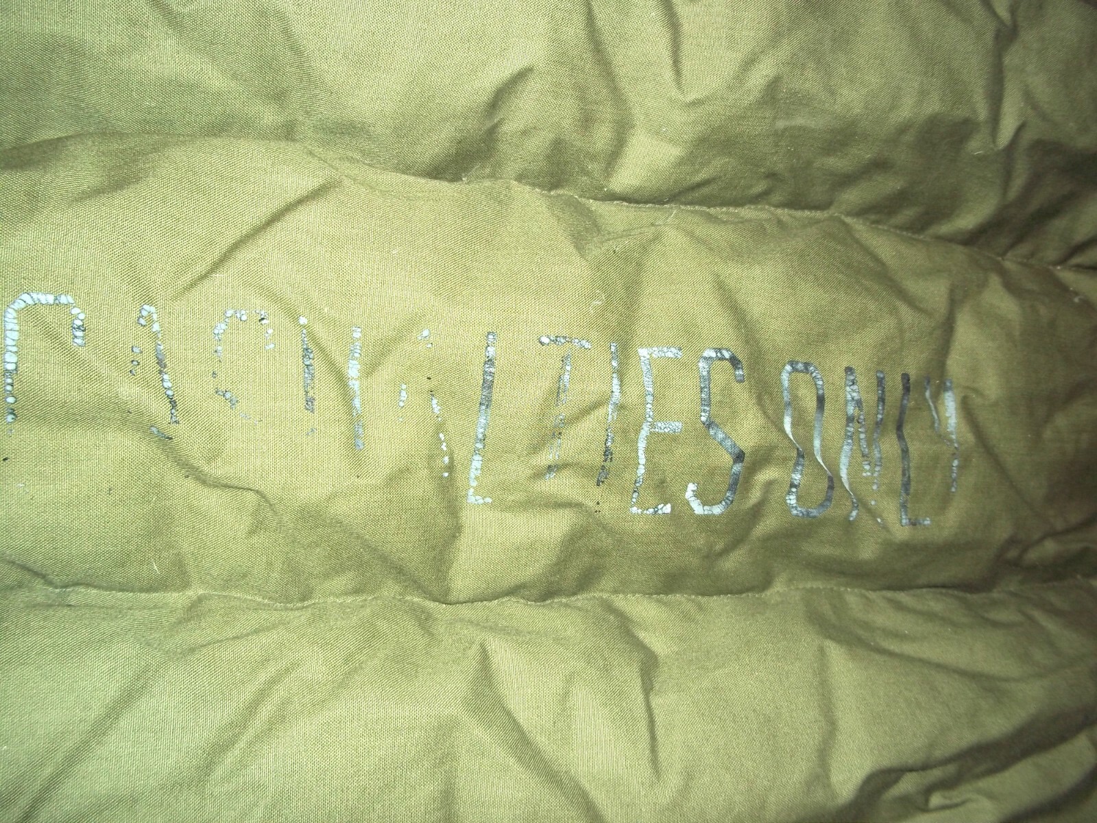 1950s Korean War US Military Casualty Sleeping Bag – Fur‑Lined – Rare Original