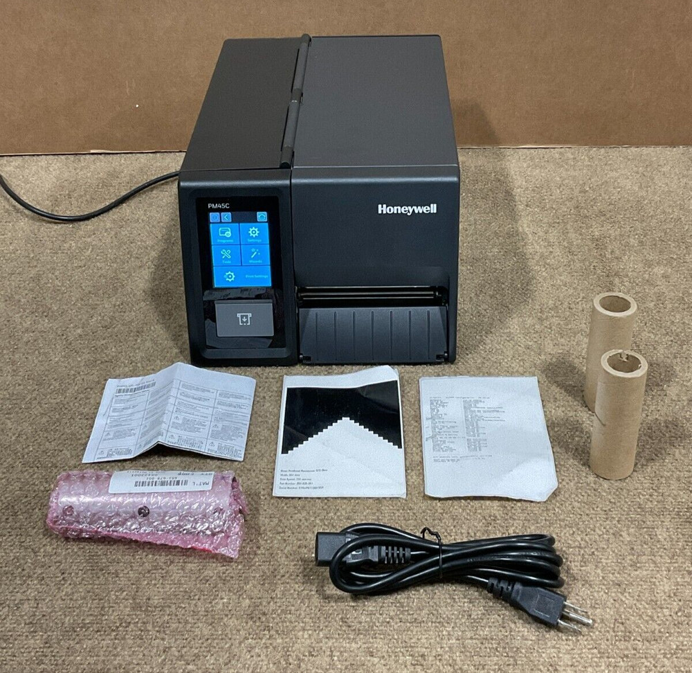 Honeywell EasyCoder PM45ca Thermal Printer PM45CA1000030200 Rewinder NEW ✅❤️️