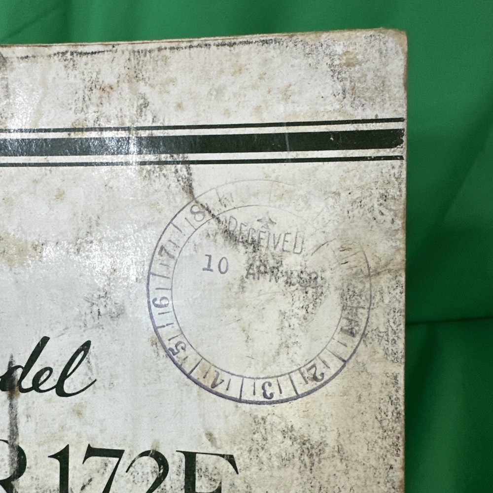 Cessna Model R172E (Army Model T-41B) Flight Handbook
