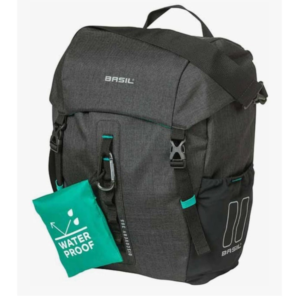 Basil Single Bicycle Bag Discovery 365 Melee Black