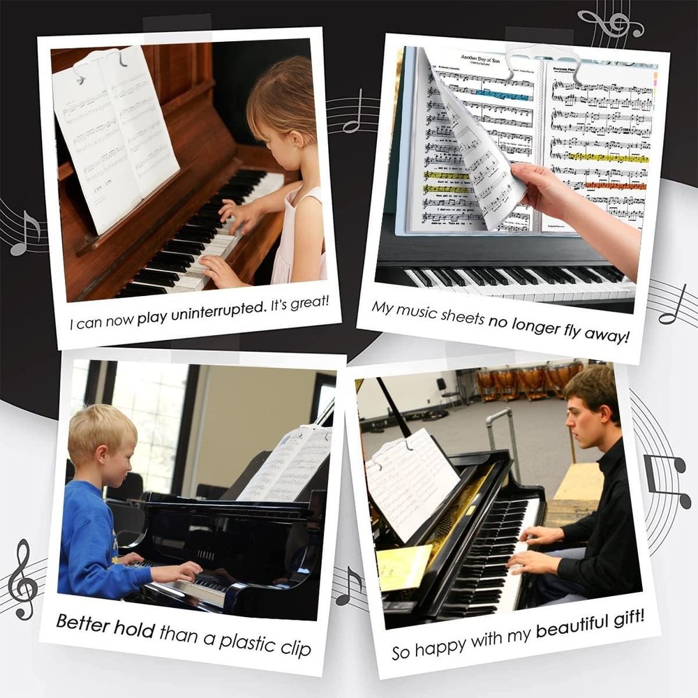 Removable Piano Keyboard Note Labels, 88 Keys for Beginners Note Guides, Made