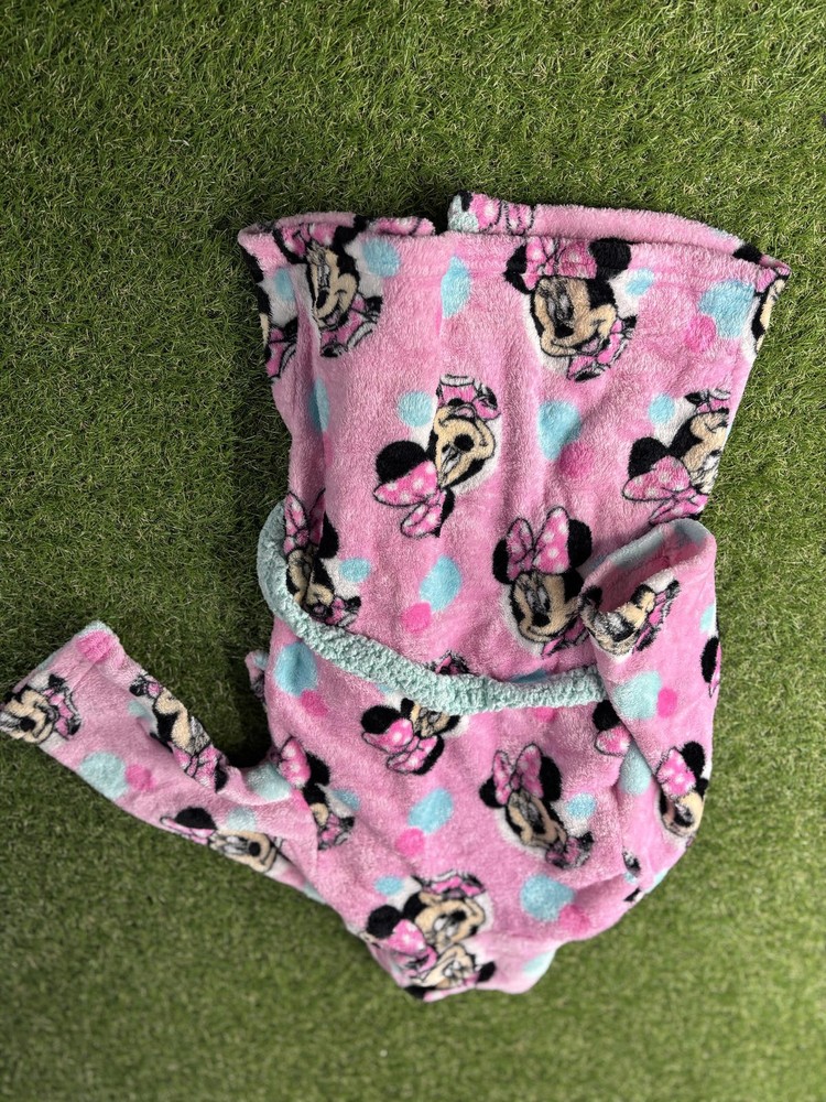 Disney Junior Minnie Mouse Toddler Bathrobe Size 3T