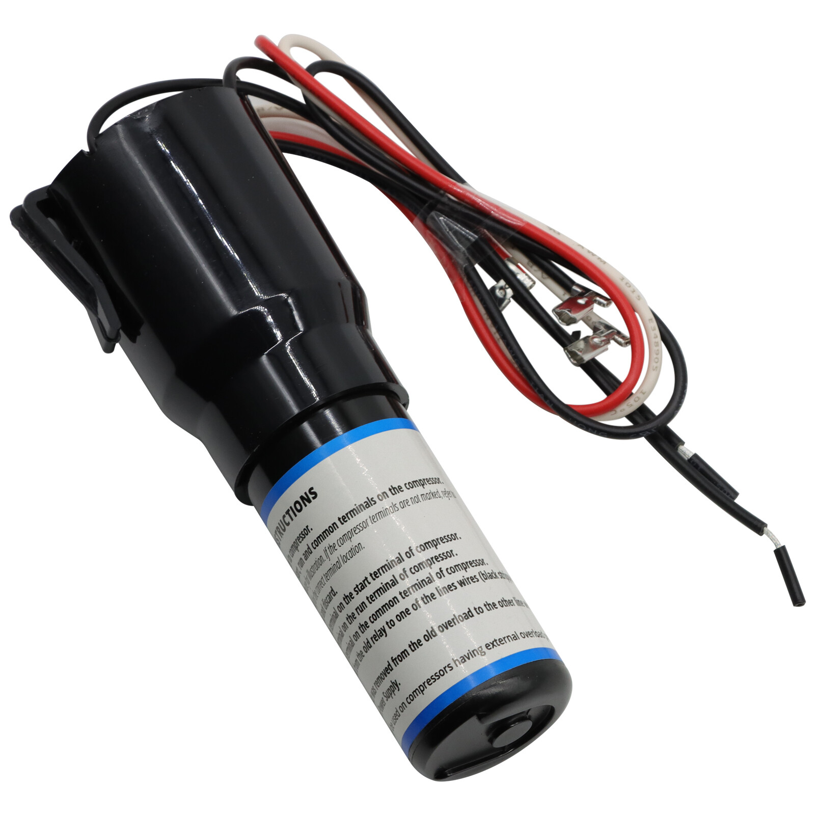 RCO210 3 IN'' 1 Relay Overload and Start Capacitor, 1/3 to 1/2 HP 115 VAC