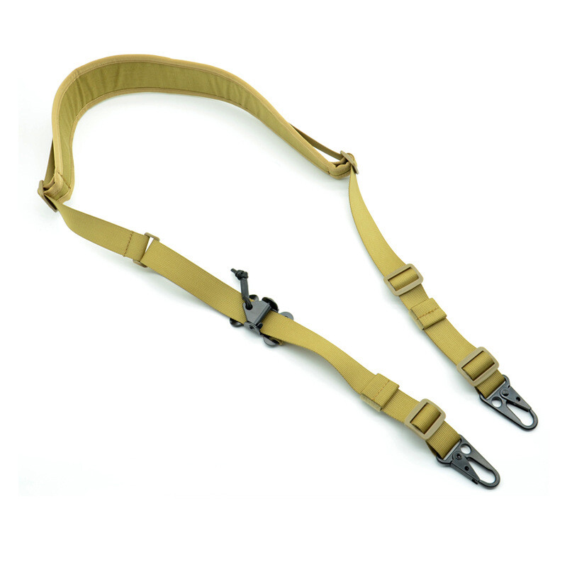 Tactical Hunitng 2 Point Sling Belt Quick Adjust Shoulder Strap with Hook