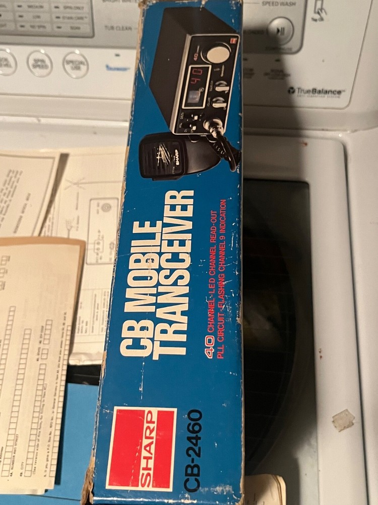 Sharp CB-2460 Mobile Transceiver 40 Channel - With Original Box & Instructions