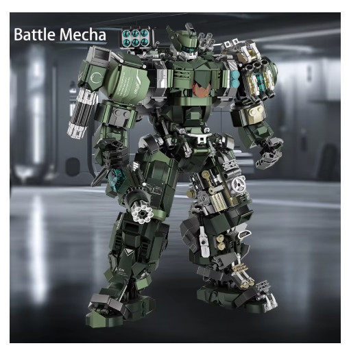 Large Mecha Warrior Building Blocks Robot Model Kit Gift