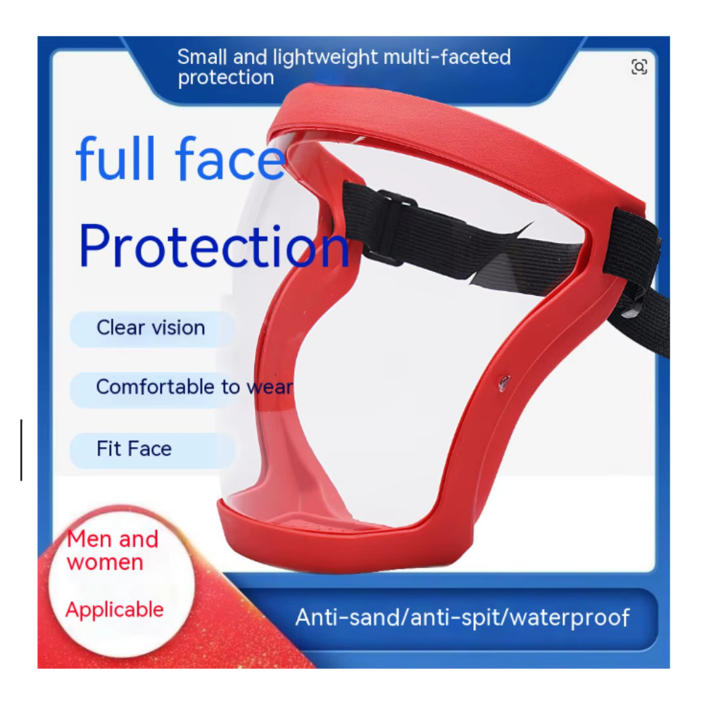 Transparent Face Shield Full Face Anti-Fog Protector for Work & Kitchen