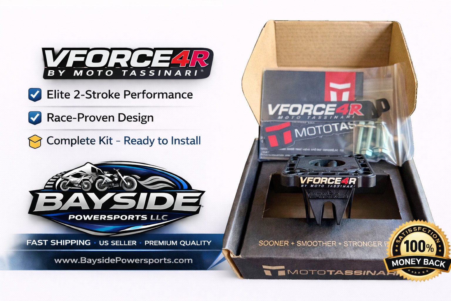 VFORCE4R V4R83A-I Reed Valve Fits Model Year 2002-2019 Suzuki RM85 RM85L