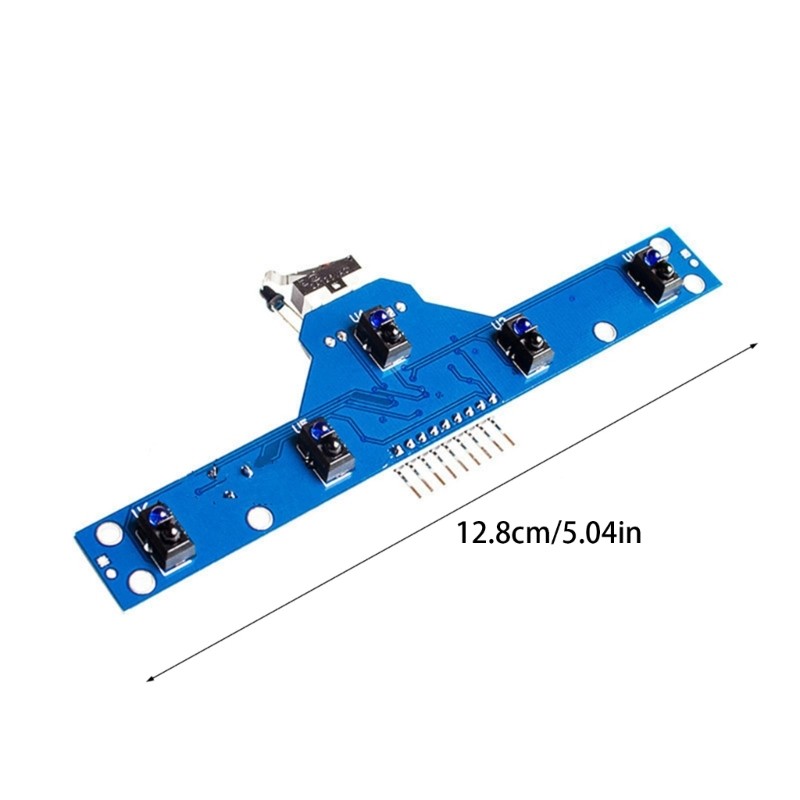 5 Channel LED Indicator Equipped Line Trackings Module for Real Time