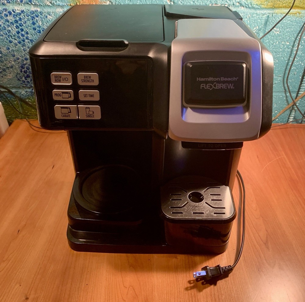 Hamilton Beach FlexBrew 49954 2-Way Coffee Maker Pod Programmable No Carafe