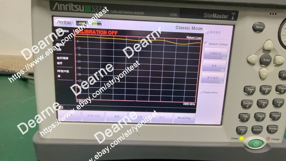 1 PCS Anritsu S331L Site Master Cable & Antenna Analyzer 4GHz
