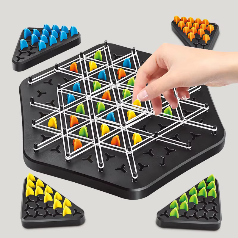 Trigonometric Geometry Chained Board puzzle game parent-child interactive games
