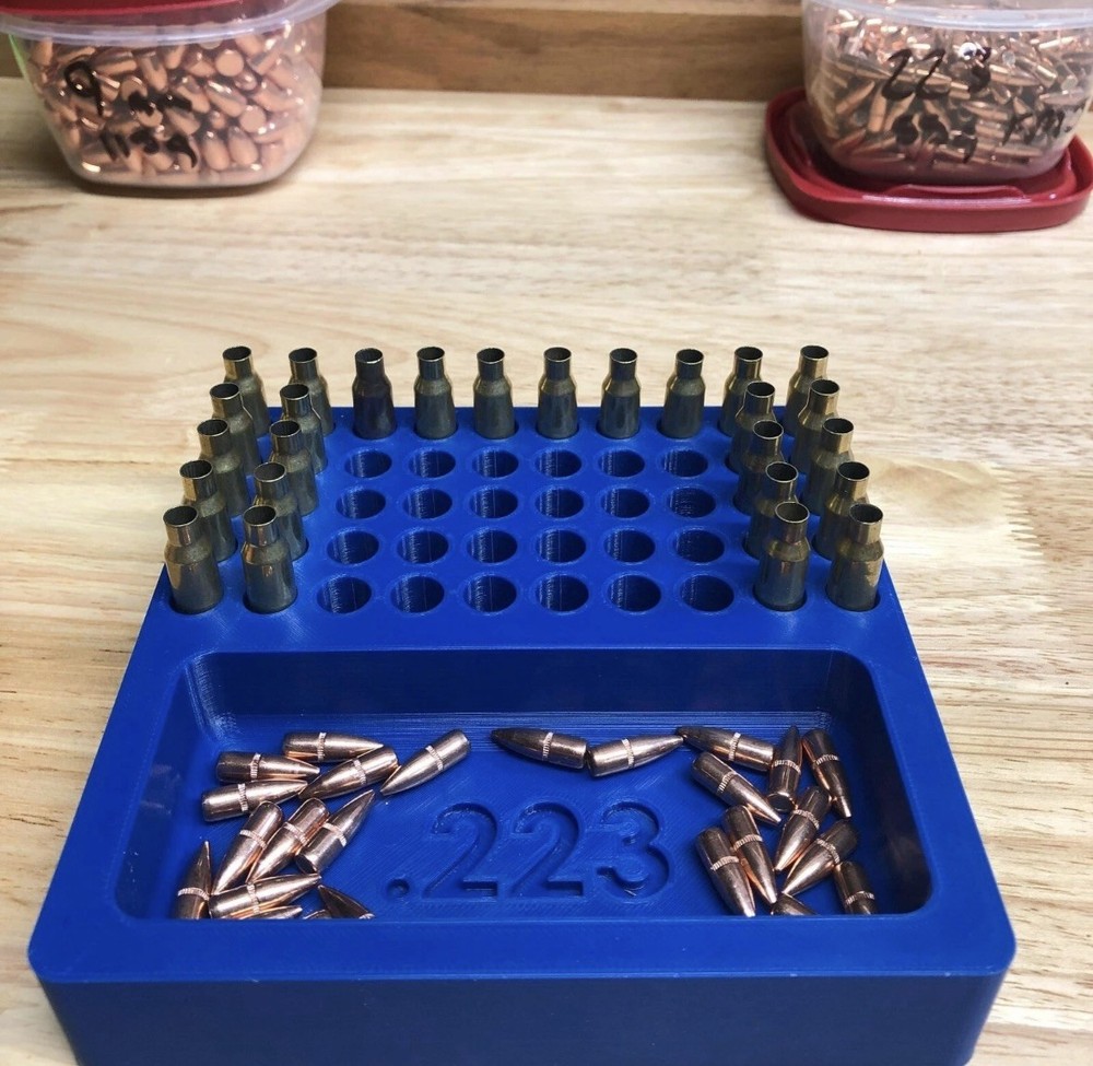.223 Reloading Tray 50 spots / 3D Printed / Custom / Loading Tray
