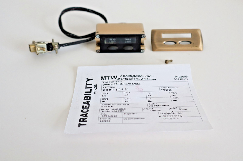 Mid-Continent Controls 101016-1 Switch Panel (28 VDC)