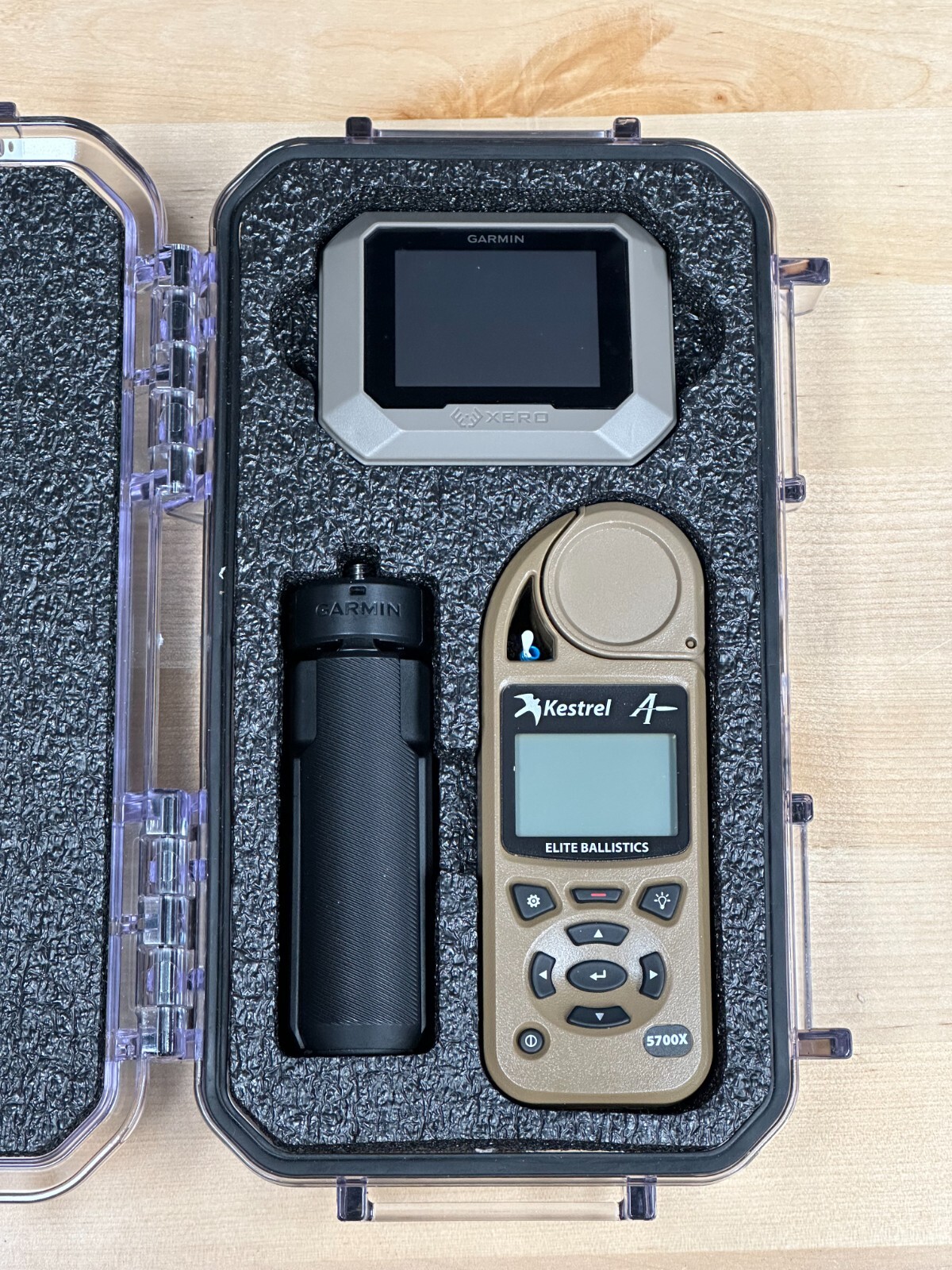 Garmin Xero C1 Pro + Kestrel 5700 - Foam Insert - AREA 419 Case