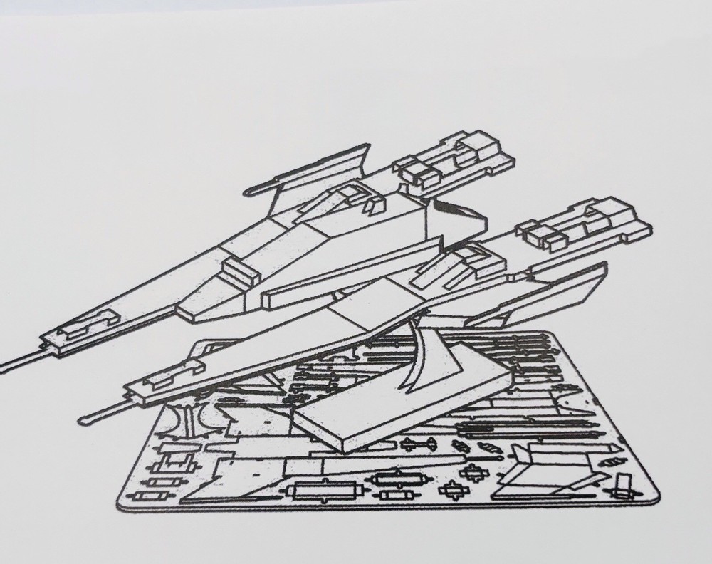 3D Metal Puzzle Model- Space Silver Stainless Steel E2-082