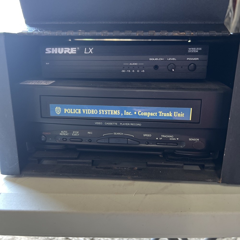 police video systems compact trunk unit