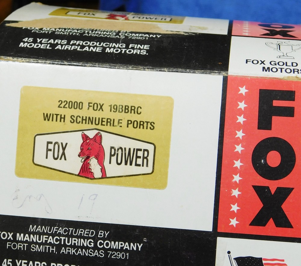 Fox .19 Model Airplane Engine - NEW