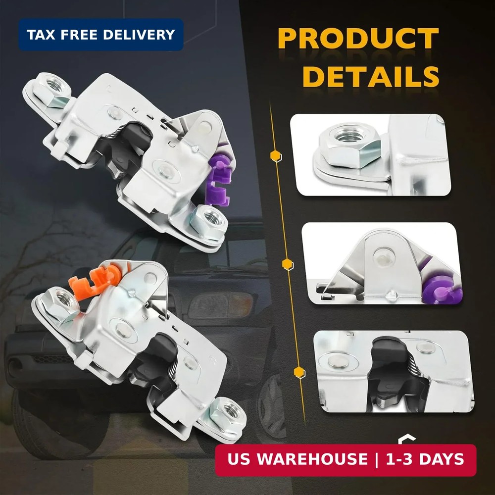 Gledewen Tailgate Latch Lock Compatible with 2000 2001 2002 2003 2004 2005 2006