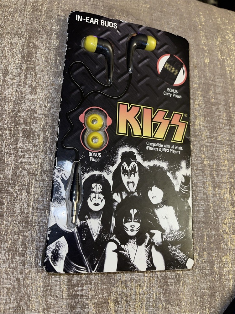 KISS Headphones In-Ear Buds MISB 2011 Gene Paul Ace Peter